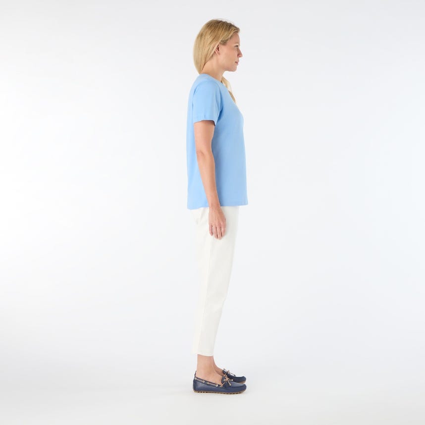 Musto Womens 1964 Graphic Short Sleeve Tee - Sweet Pea Blue