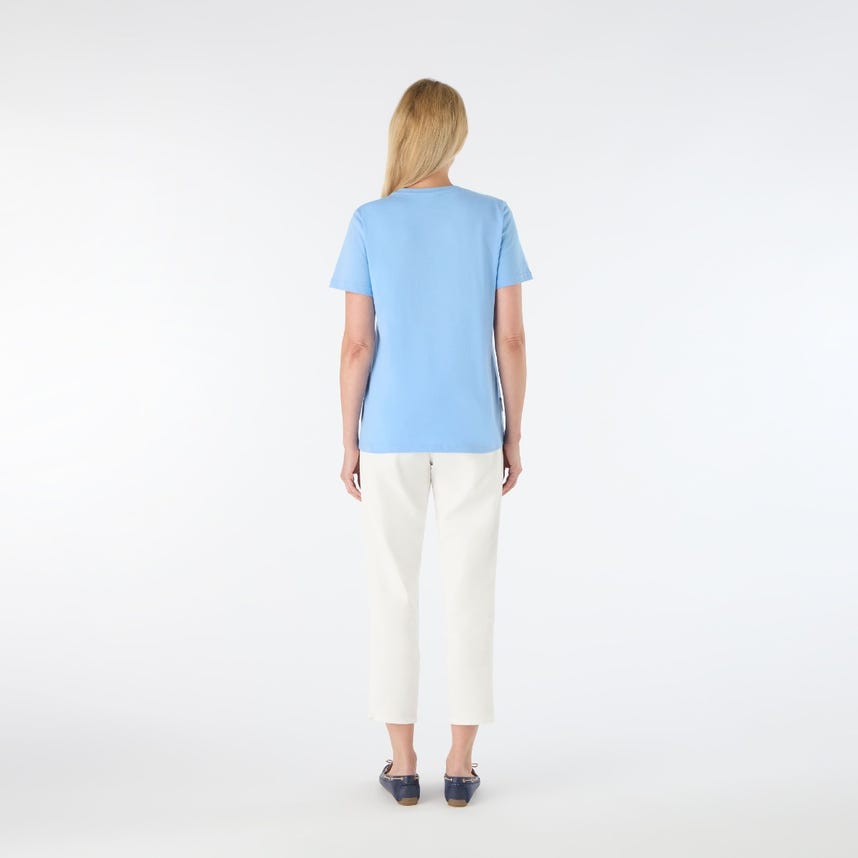 Musto Womens 1964 Graphic Short Sleeve Tee - Sweet Pea Blue