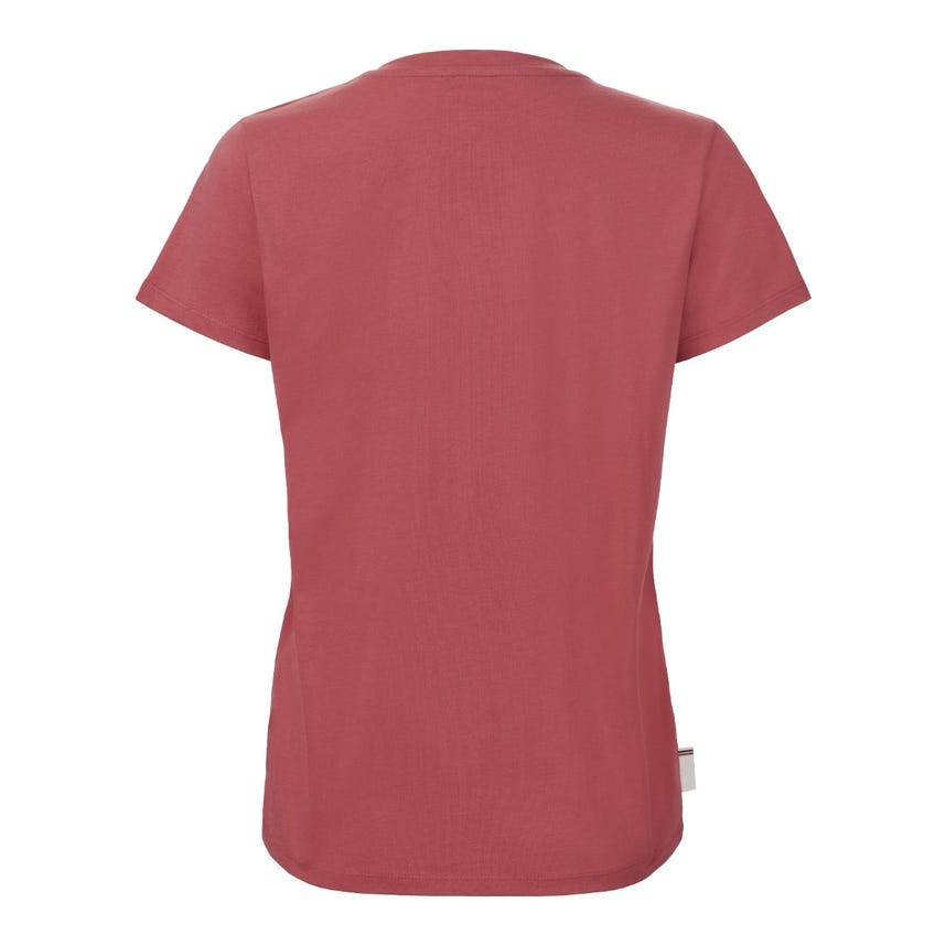 Musto Womens Original V Neck Short Sleeve Tee - Sweet Raspberry