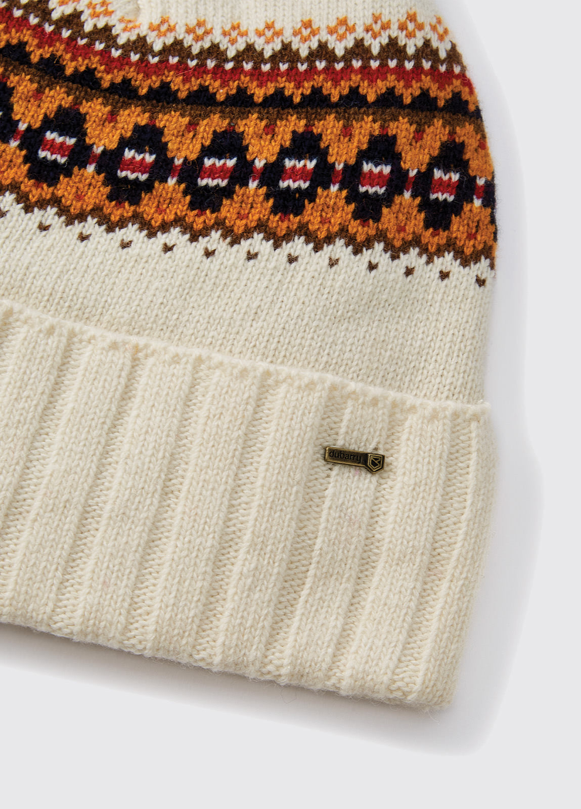 Dubarry Kilcormac Knitted Hat - Chalk
