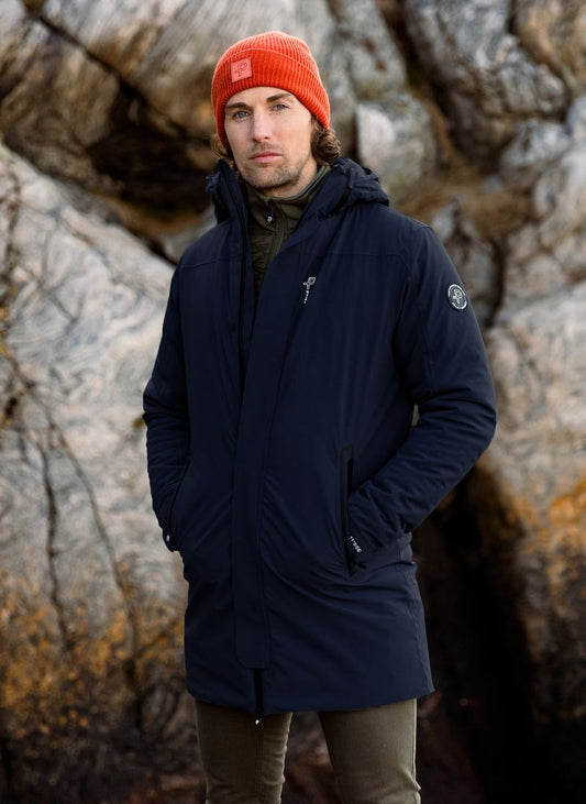 Pelle P Ardor Parka - Dark Navy Blue