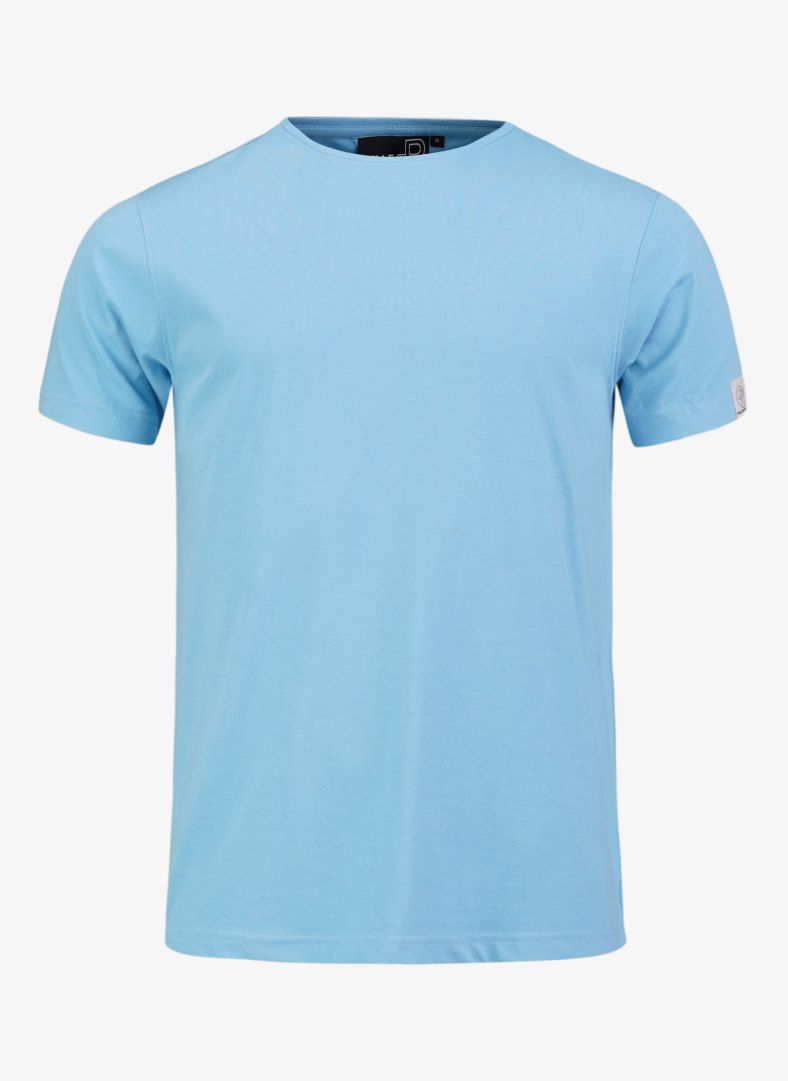 Pelle P Badge Tee - Blue Akoya