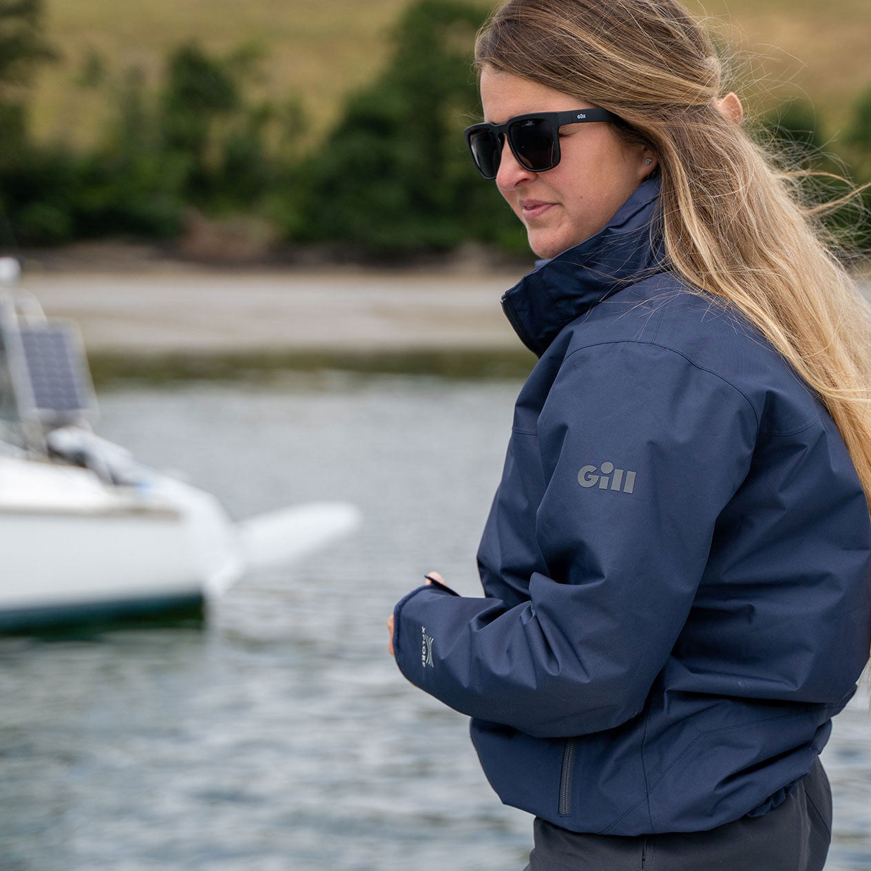 Gill Women's Pilot Jacket - Navy
