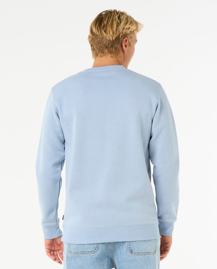 Rip Curl Wetsuit Icon Crew Fleece - Ice Blue