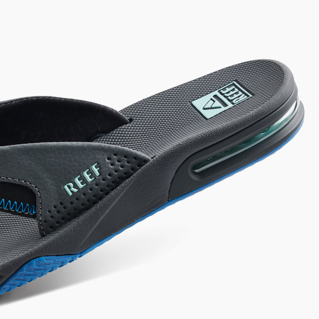 Reef Mens Fanning - Gun Metal/Ocean