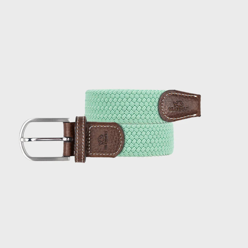 Billy Belt Woven Belt - Aqua Green