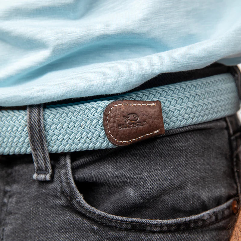 Billy Belt Woven Belt - Cloud Blue