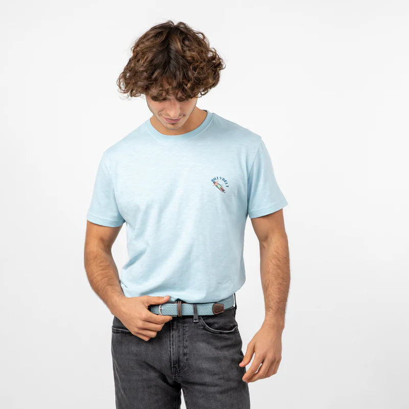 Billy Belt Woven Belt - Cloud Blue