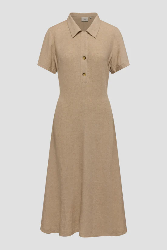 Red Green Drine Dress - Mid Sand