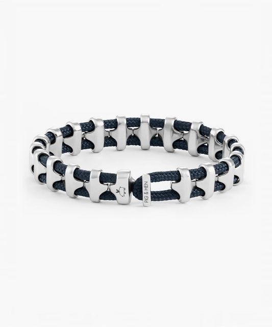 Pig & Hen Bold Bob - Navy/Silver