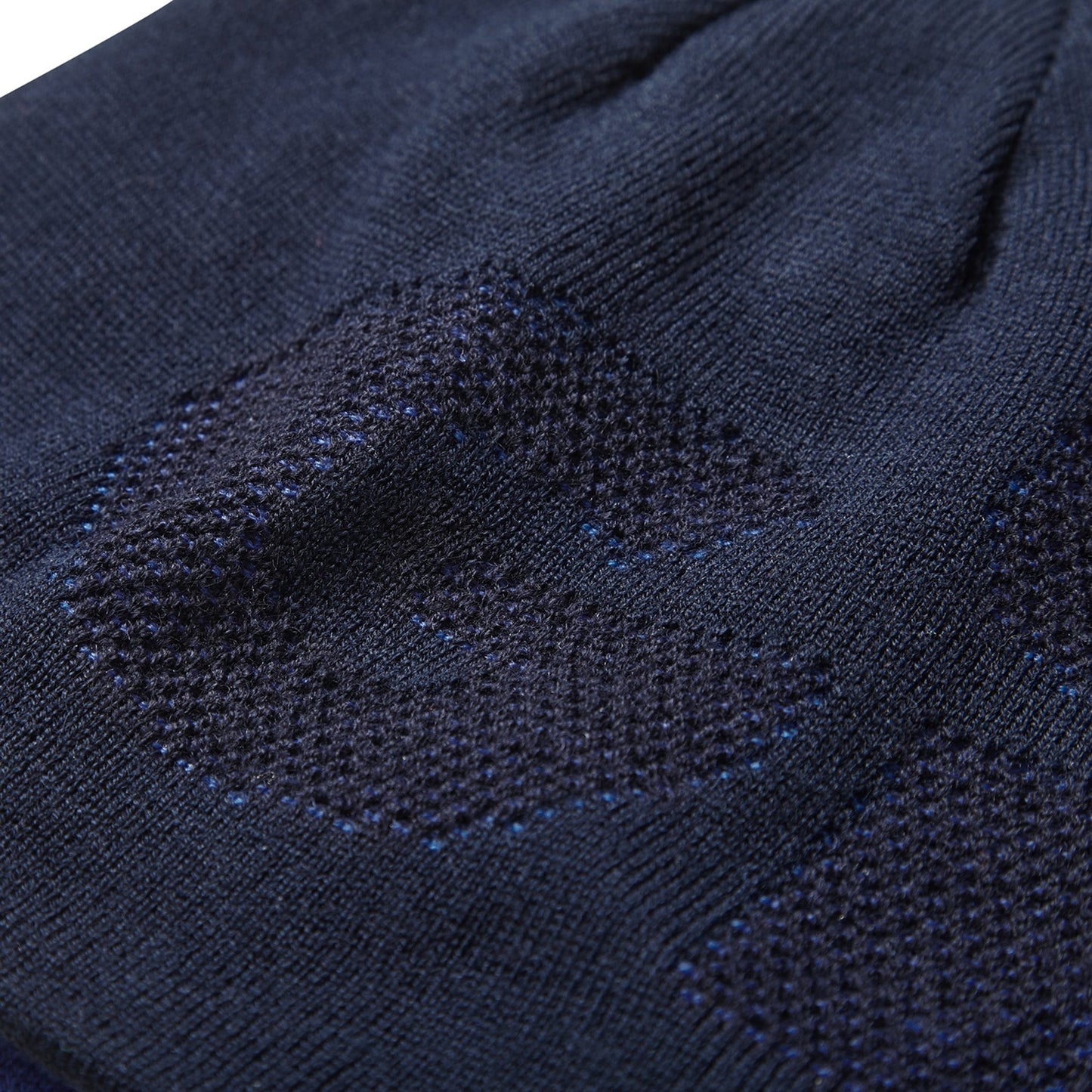 Gill Reversible Knit Beanie - Blue/Navy