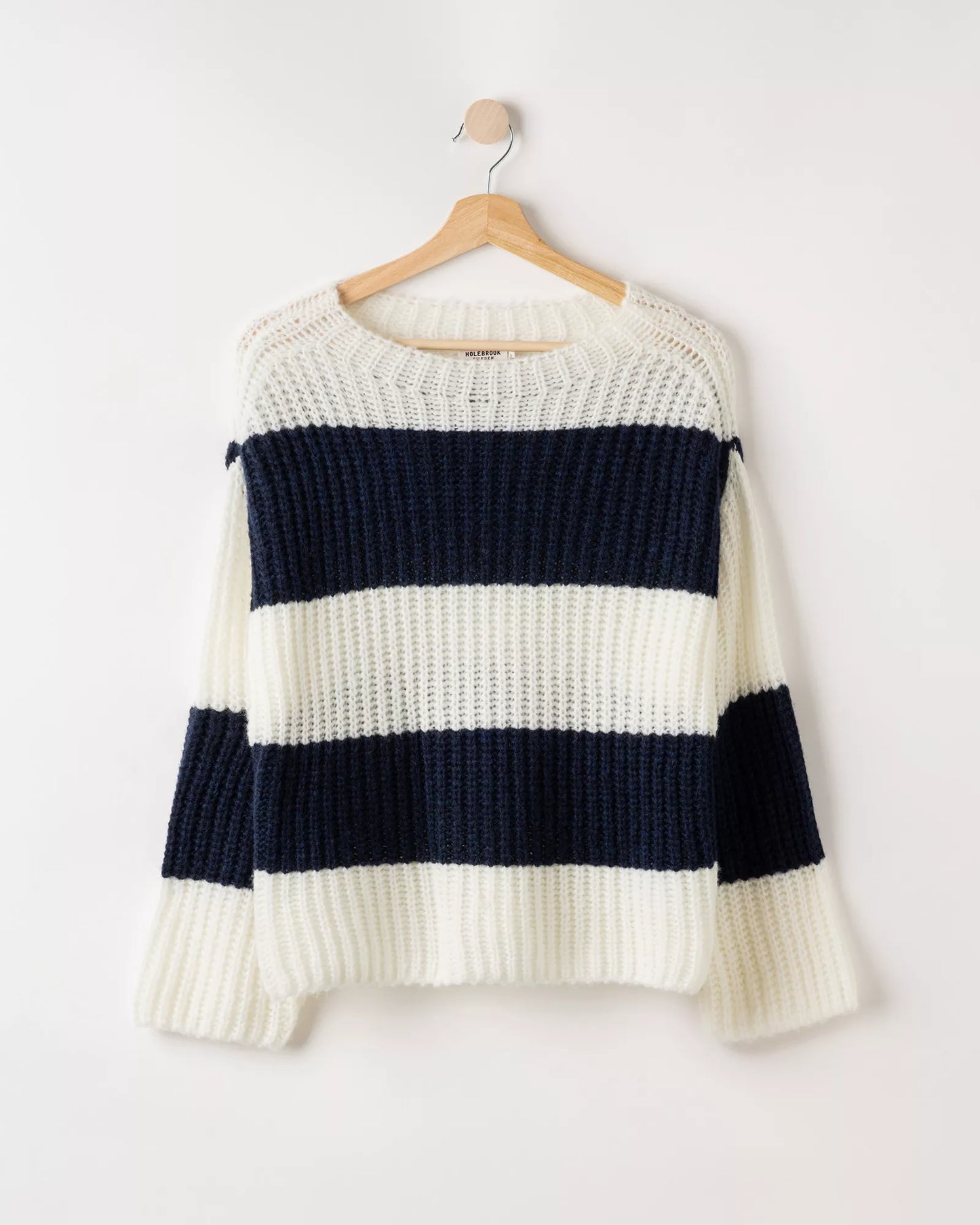 Holebrook Cajsa Sweater - Off White/Navy
