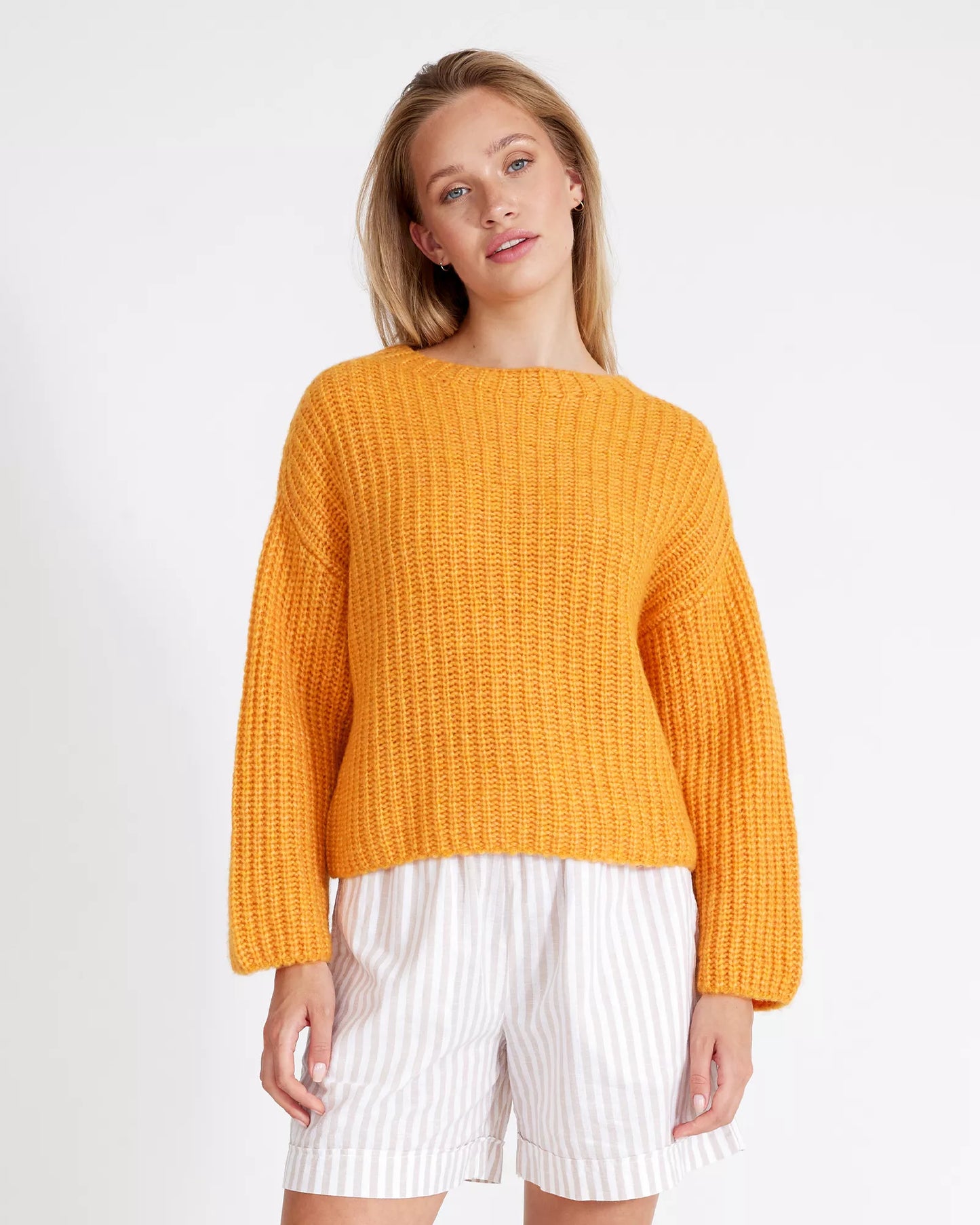 Holebrook Cajsa Sweater - Bright Marigold