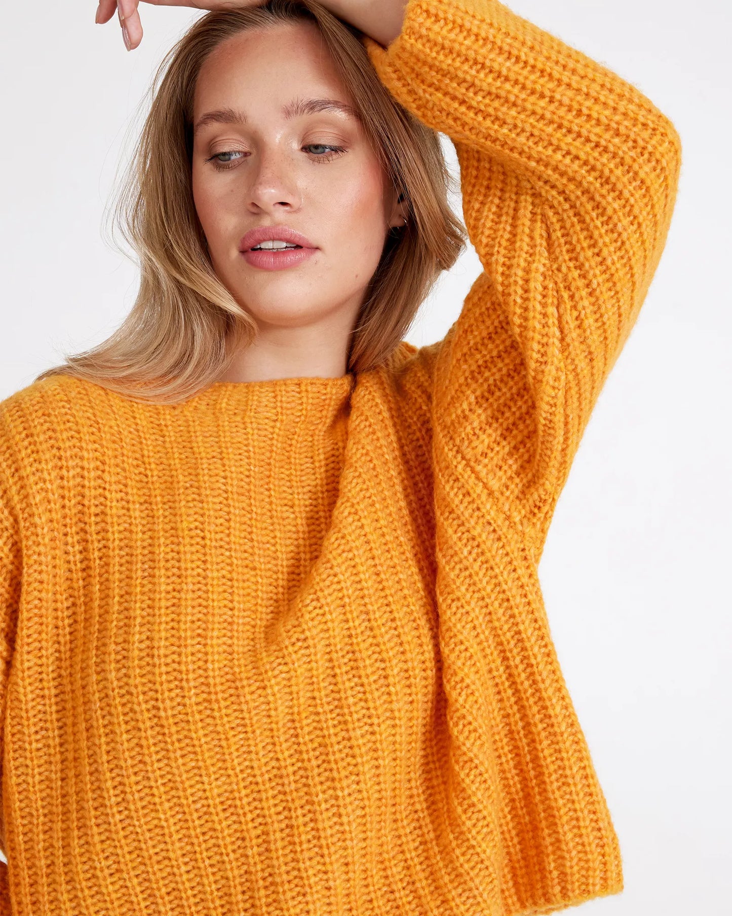 Holebrook Cajsa Sweater - Bright Marigold