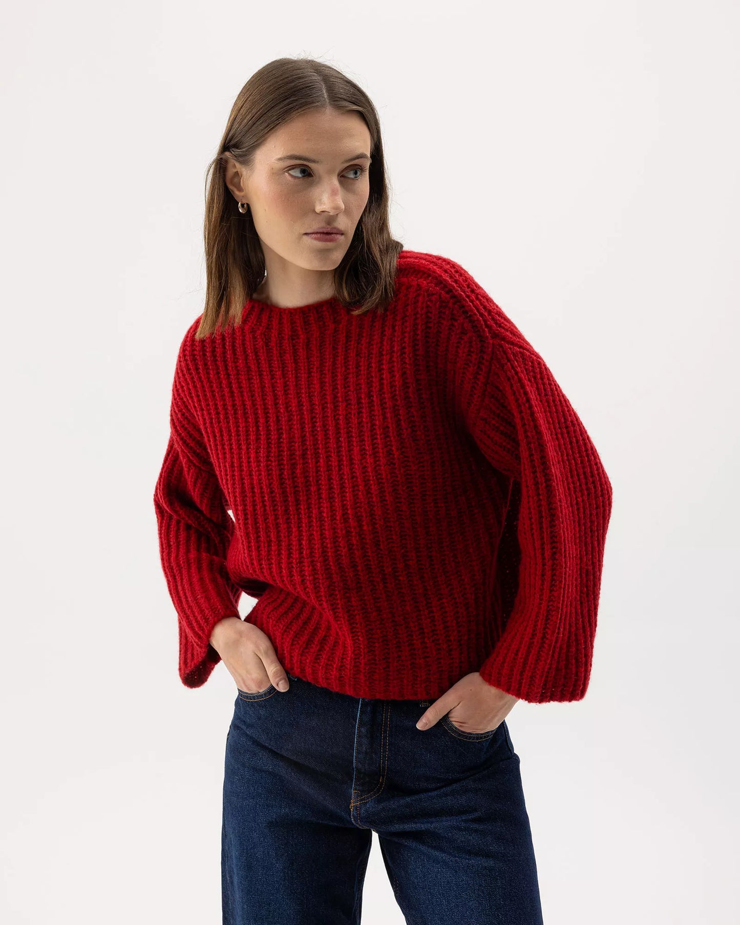 Holebrook Cajsa Sweater - Ruby