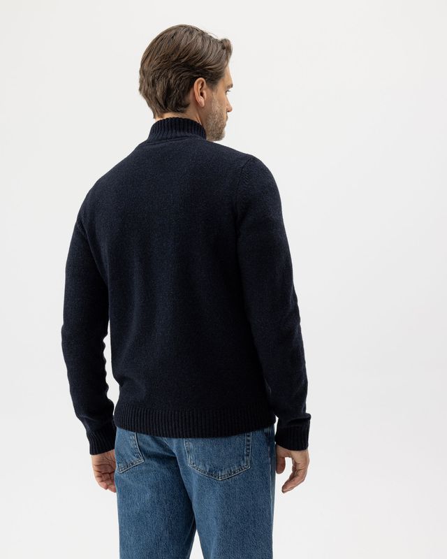 Holebrook Charles T-Neck - Navy Melange