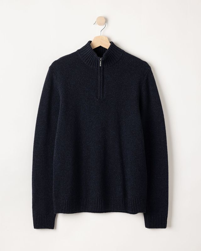Holebrook Charles T-Neck - Navy Melange