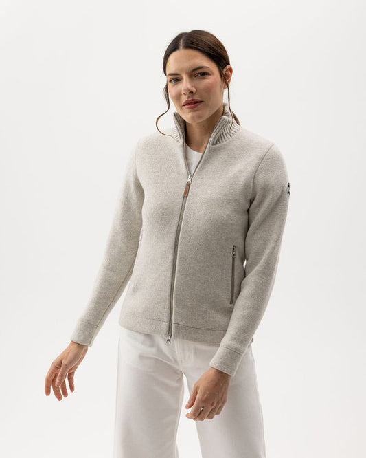 Holebrook Claire Fullzip Windproof - Light Grey Melange