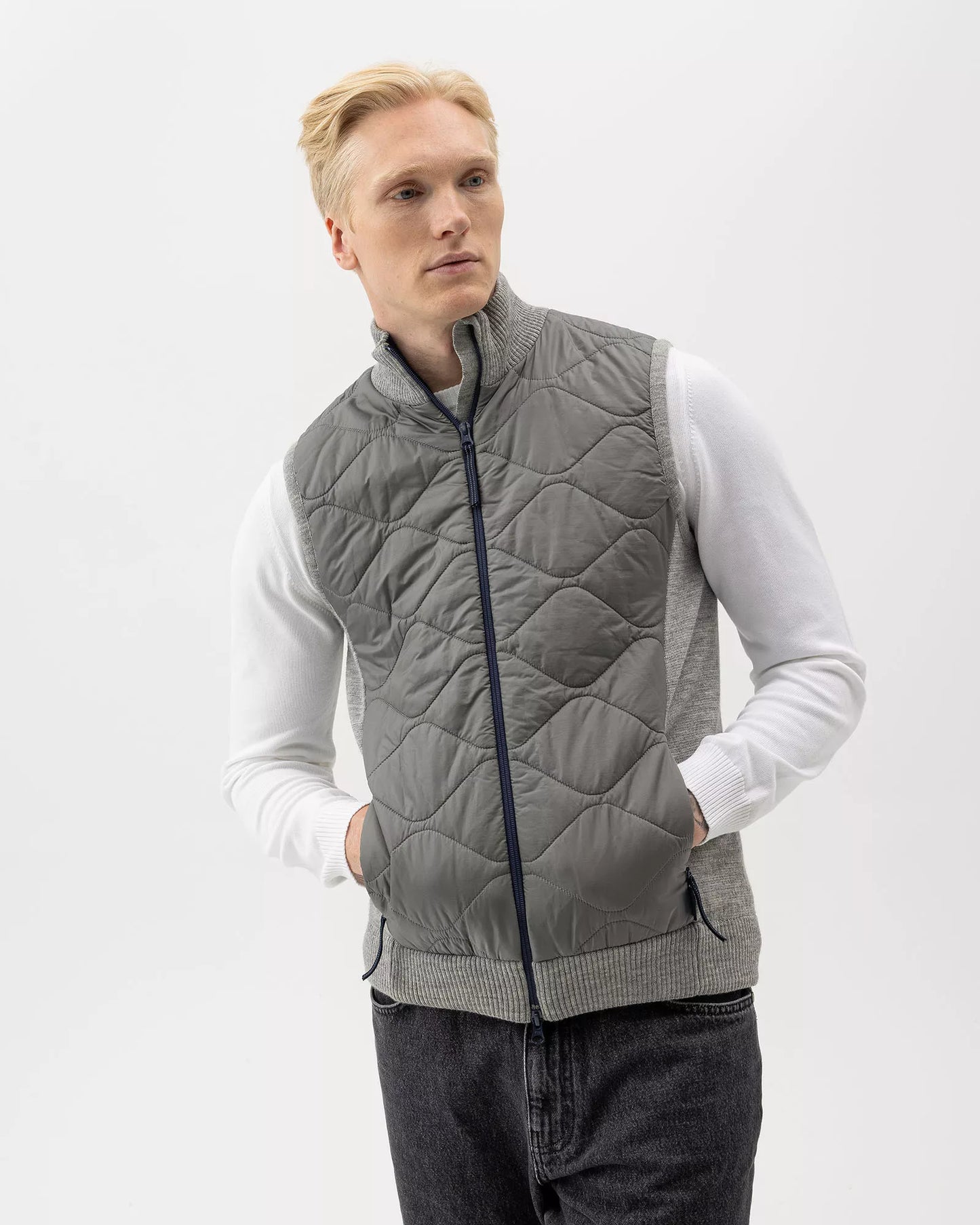 Holebrook Conny Vest Windproof - Light Grey Mel.