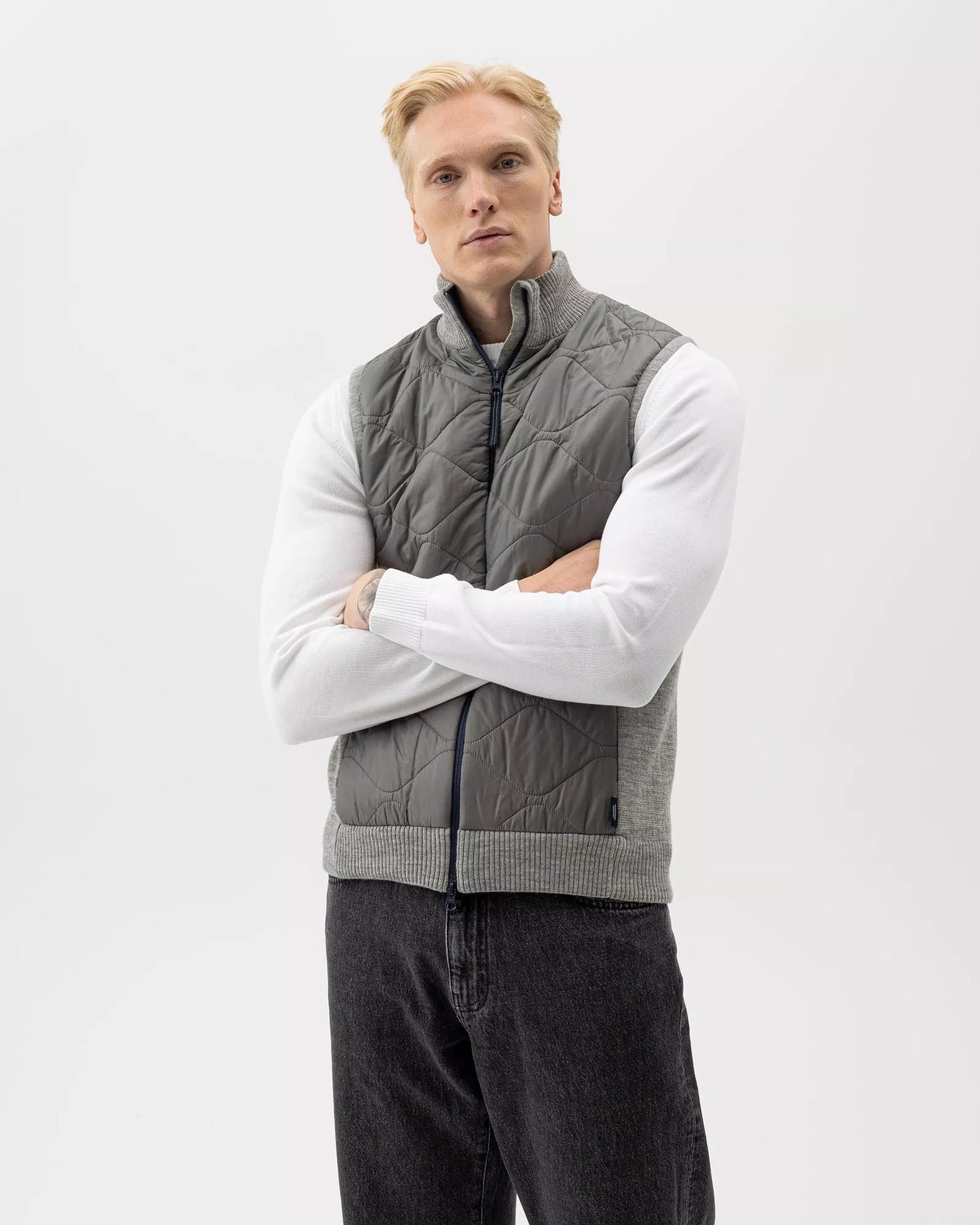 Holebrook Conny Vest Windproof - Light Grey Mel.