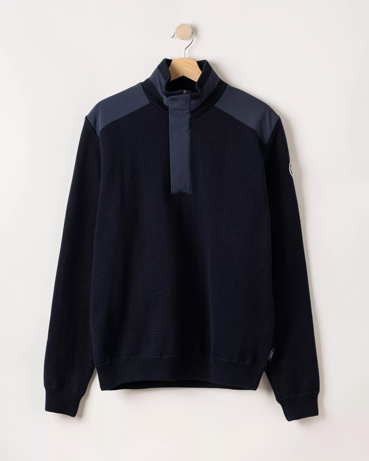 Holebrook Eskil T-Neck Windproof - Navy