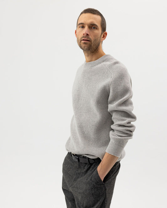 Holebrook Frank Crew - Marble Grey