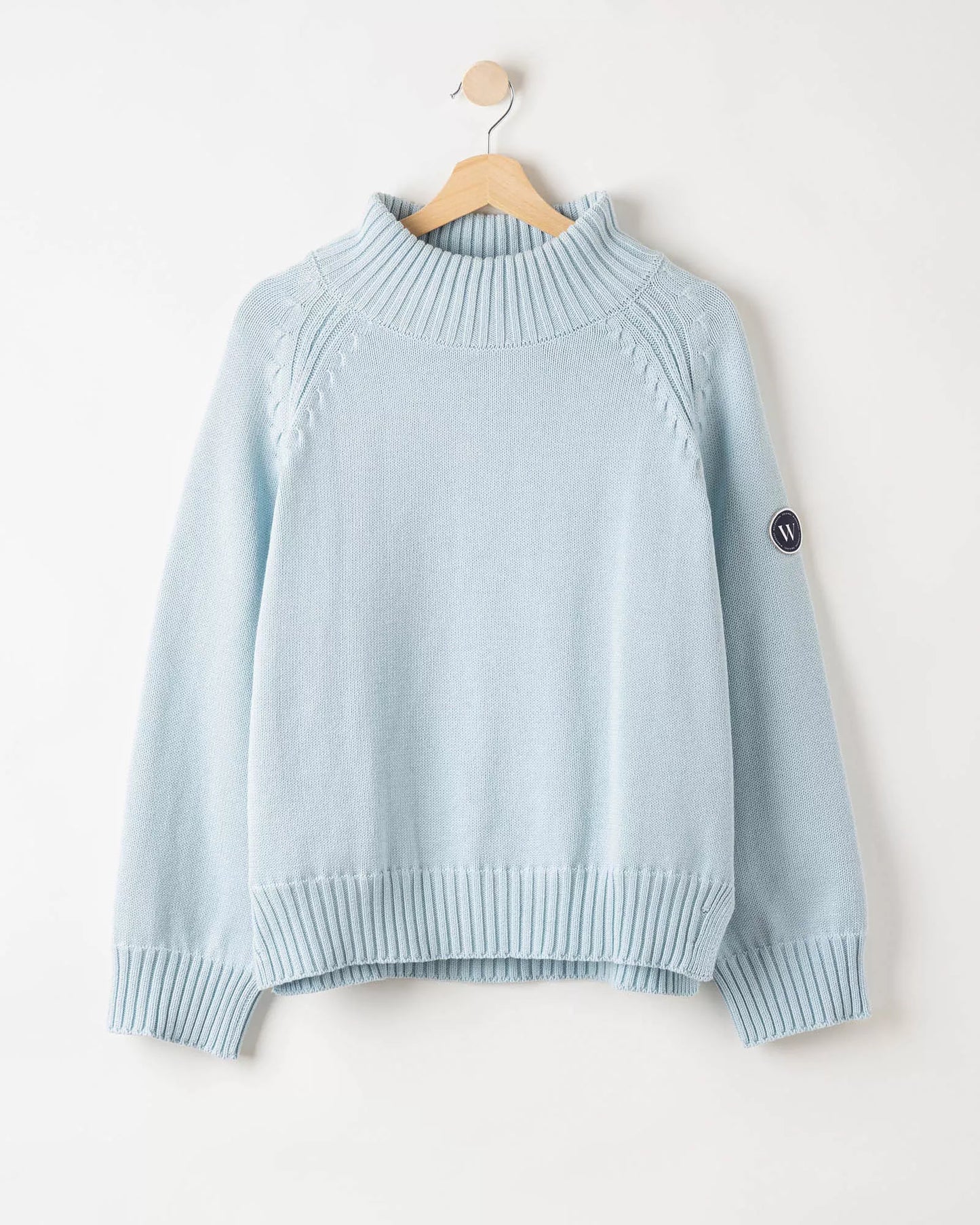 Holebrook Gerda Turtle Neck Windproof - Pale Blue