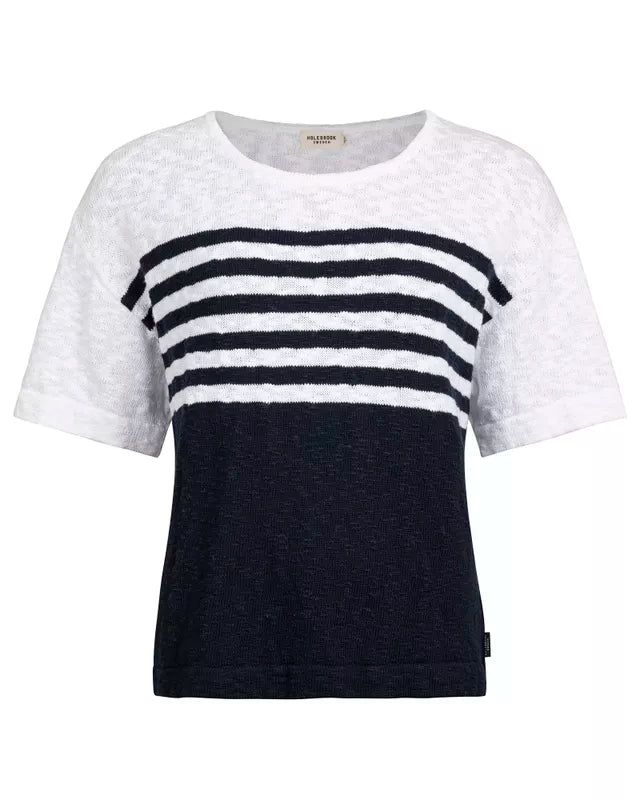 Holebrook Isabella Tee - Navy/White