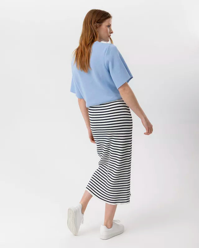 Holebrook Jasmine Skirt - Off White/Navy