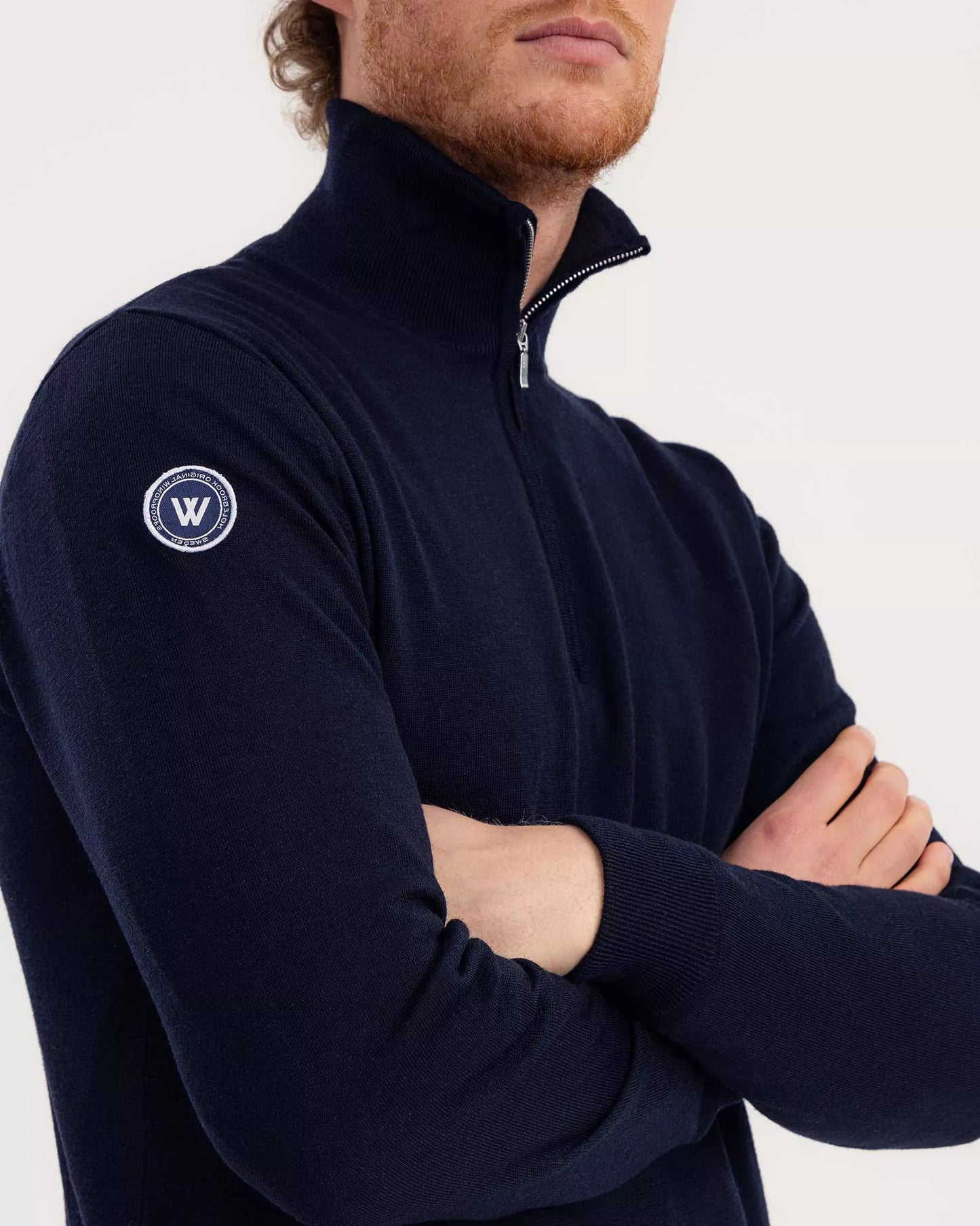Holebrook Jesper T-neck Windproof - Dark Navy