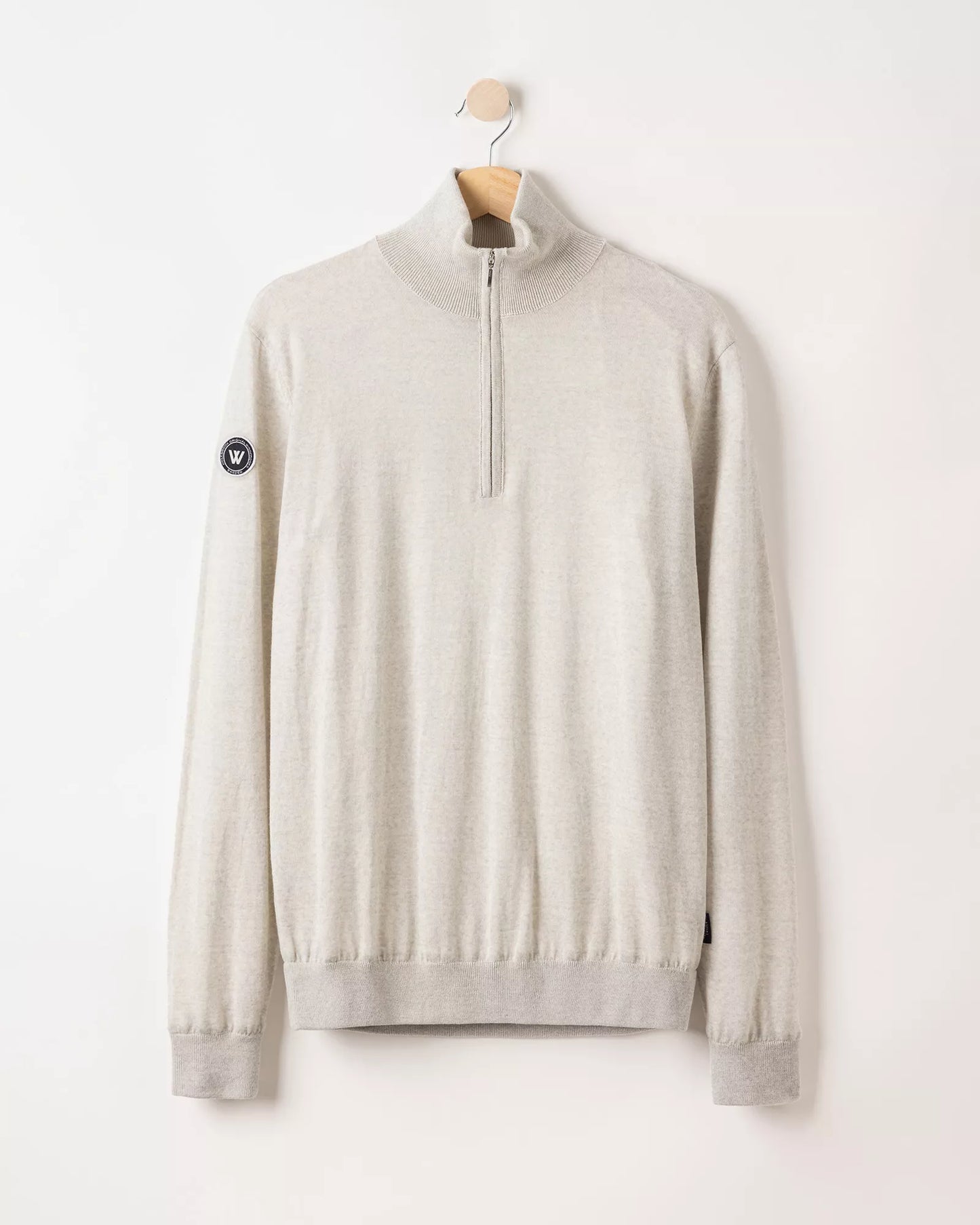 Holebrook Jesper T-neck Windproof - Light Grey Mel.