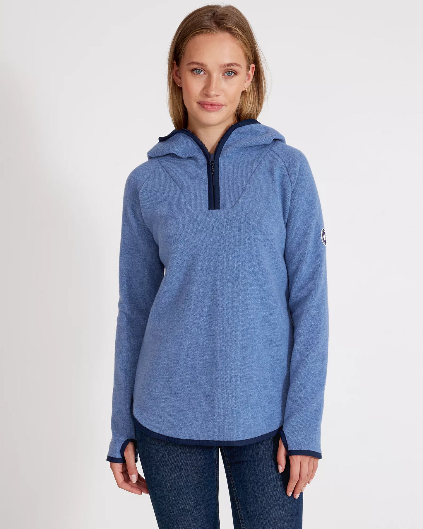 Holebrook Judit Hood Windproof - Dove Blue