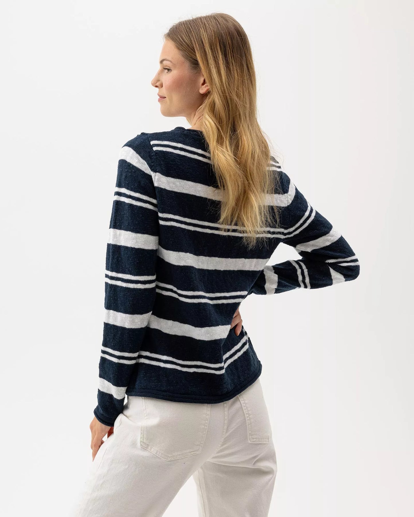 Holebrook Juni Boatneck - Navy/White