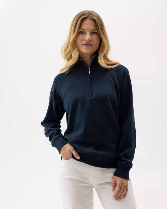 Holebrook Laura T-neck Windproof - Navy