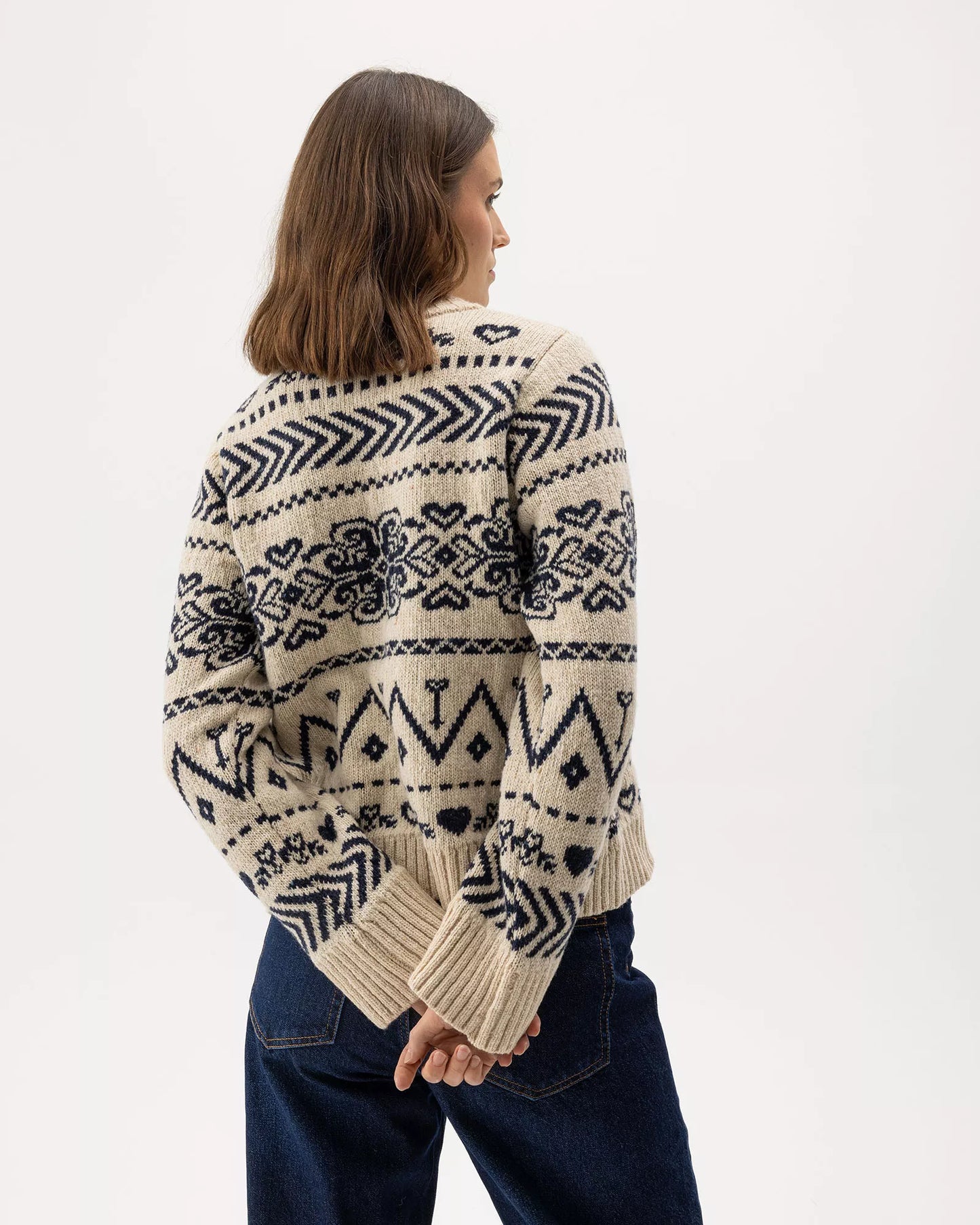 Holebrook Magda Crew - Sand/Navy