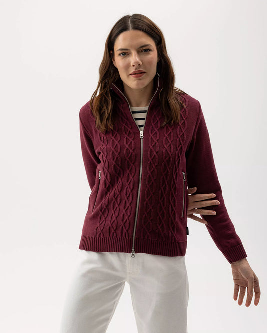 Holebrook Marianne Fullzip Windproof - Maroon