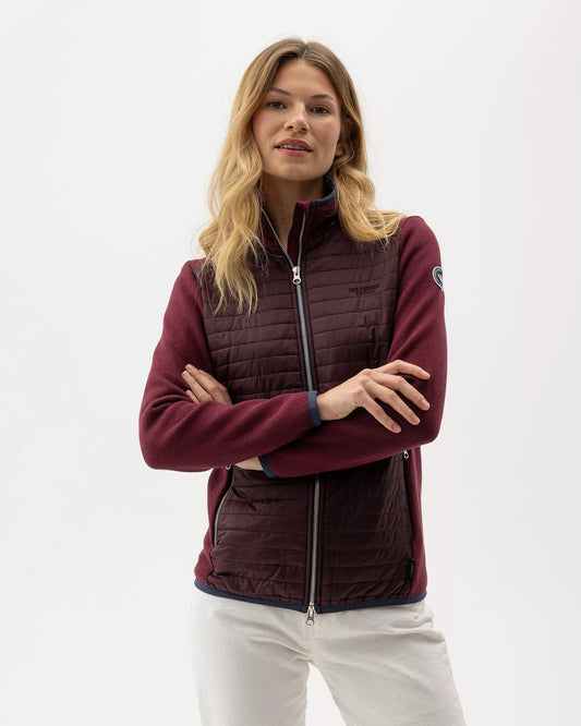 Holebrook Mimmi Fullzip Windproof - Maroon