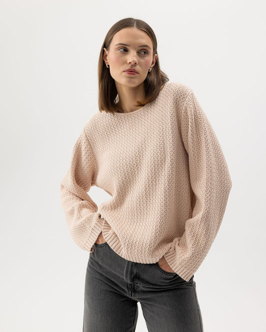 Holebrook Nora Crew - Cream Pink