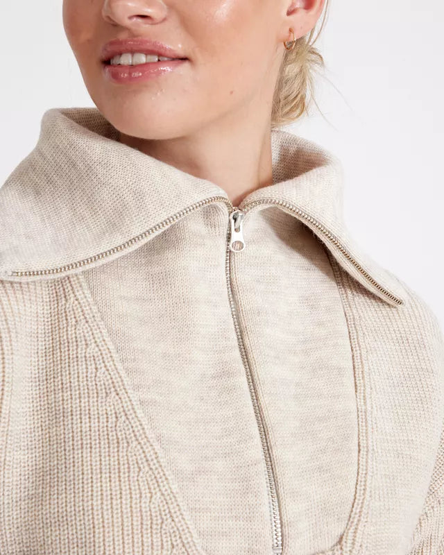 Holebrook Sandra T-neck Windproof - Sandshell