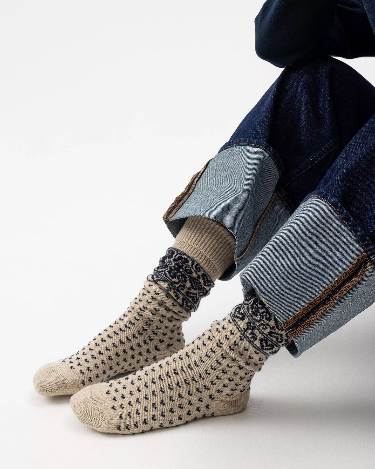 Holebrook Sundborn Socks - Oyster