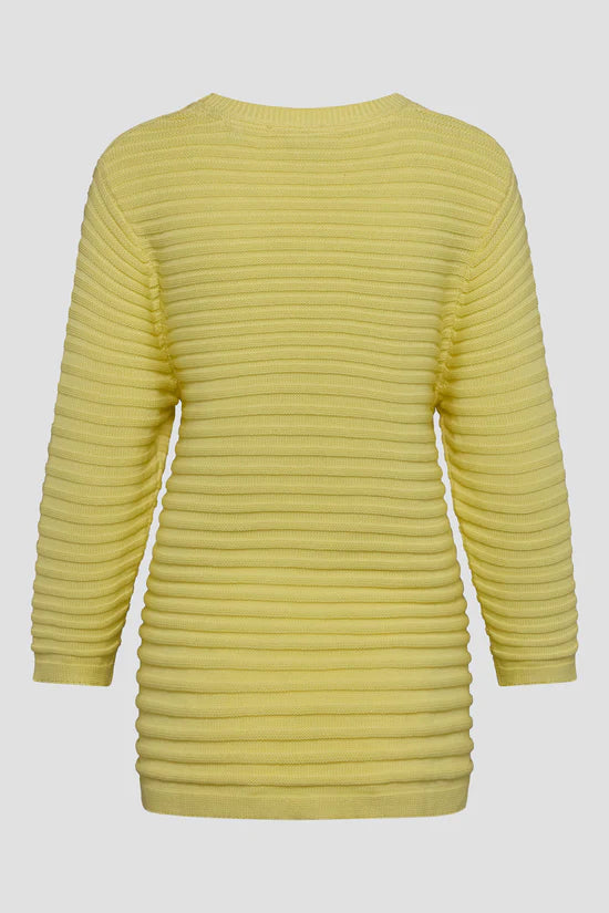 Red Green Jemma Knit - Yellow Pastel