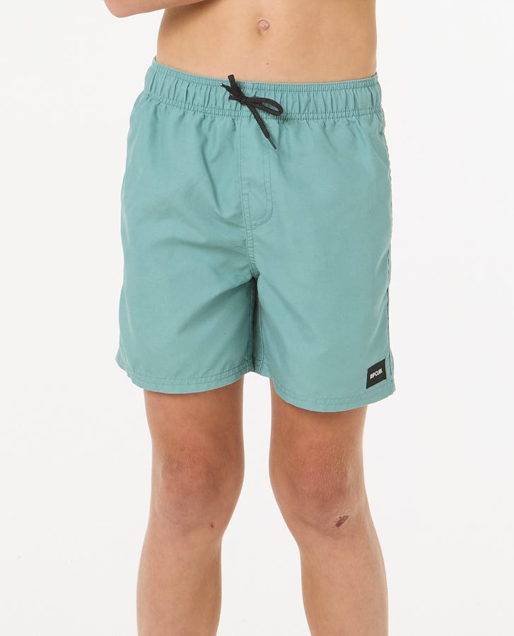 Rip Curl Boys Offset Volley Boardshorts - Blue Lagoon