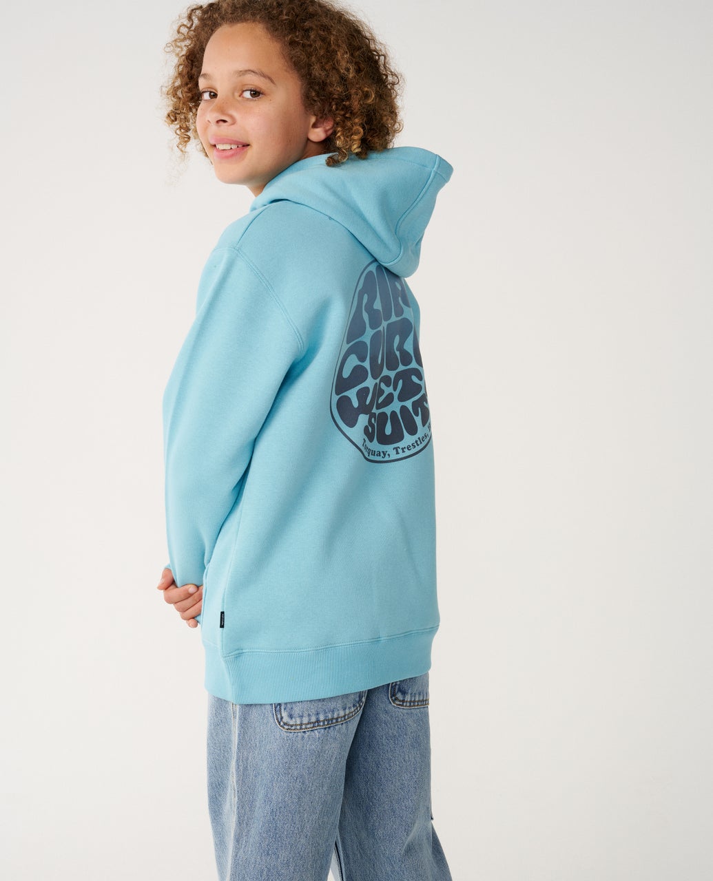 Rip Curl Kids Wetsuit Icon Hoodie - Wave Pool