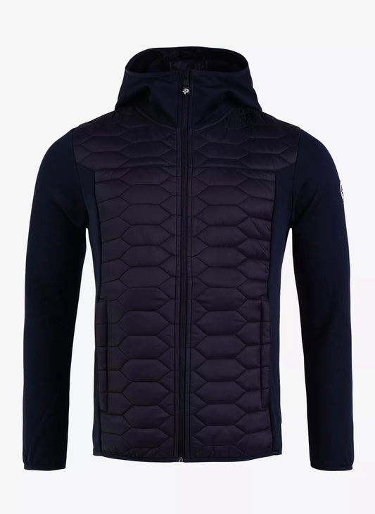 Pelle P Levo Quilted Hood - Dark Navy Blue