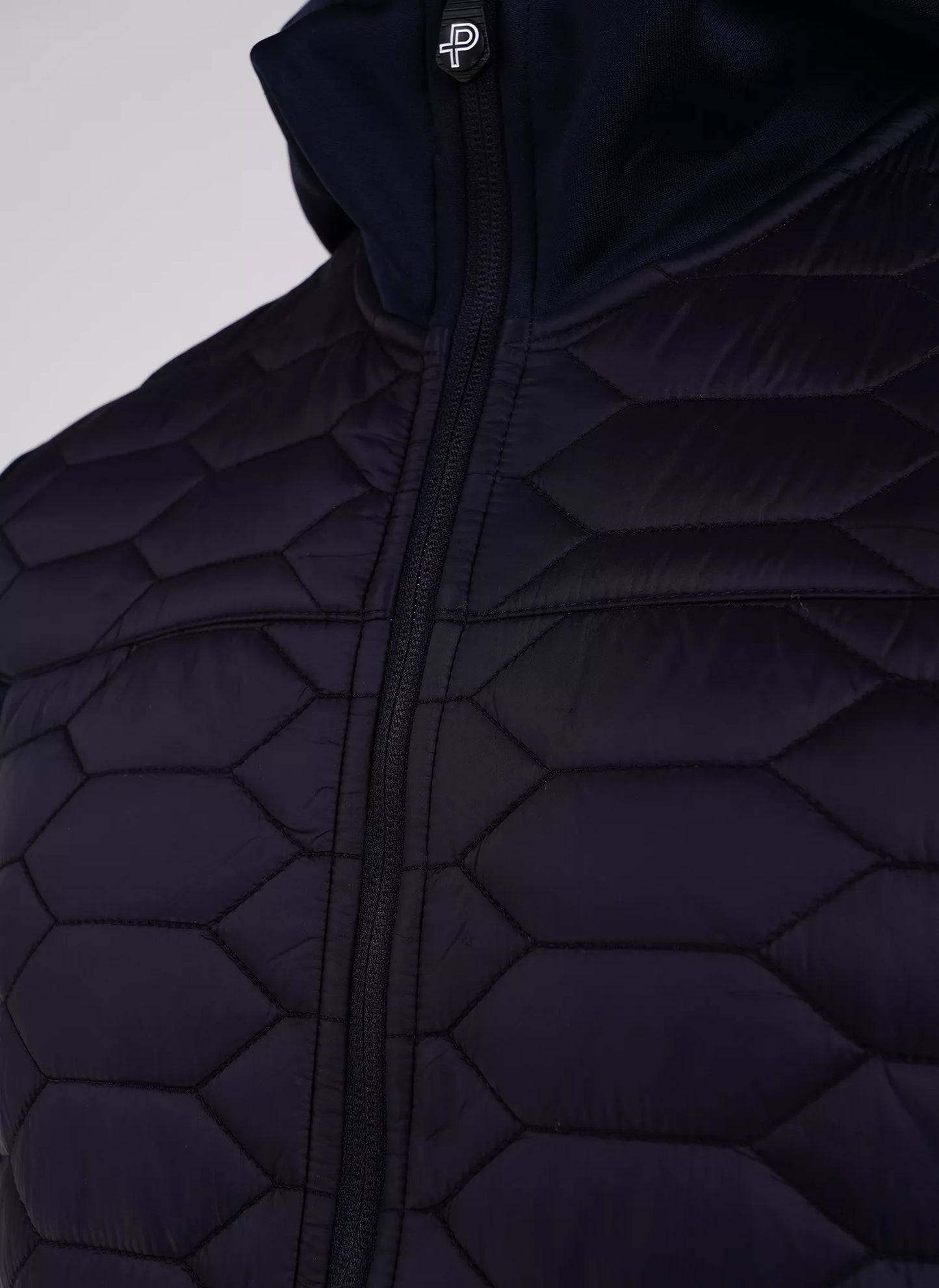 Pelle P Levo Quilted Hood - Dark Navy Blue