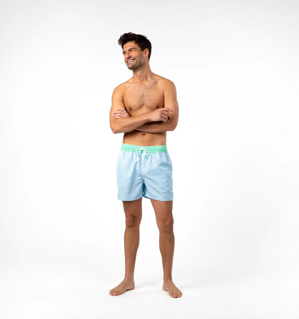 Billy Belt Swim Short - Azur