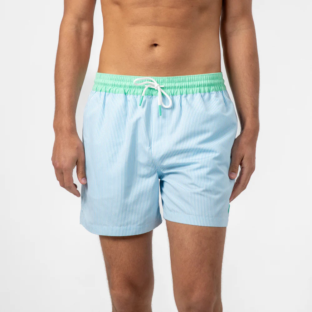 Billy Belt Swim Short - Azur