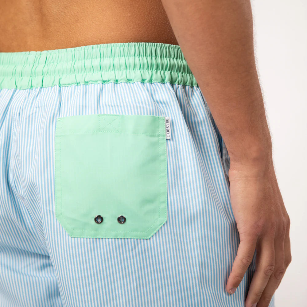 Billy Belt Swim Short - Azur