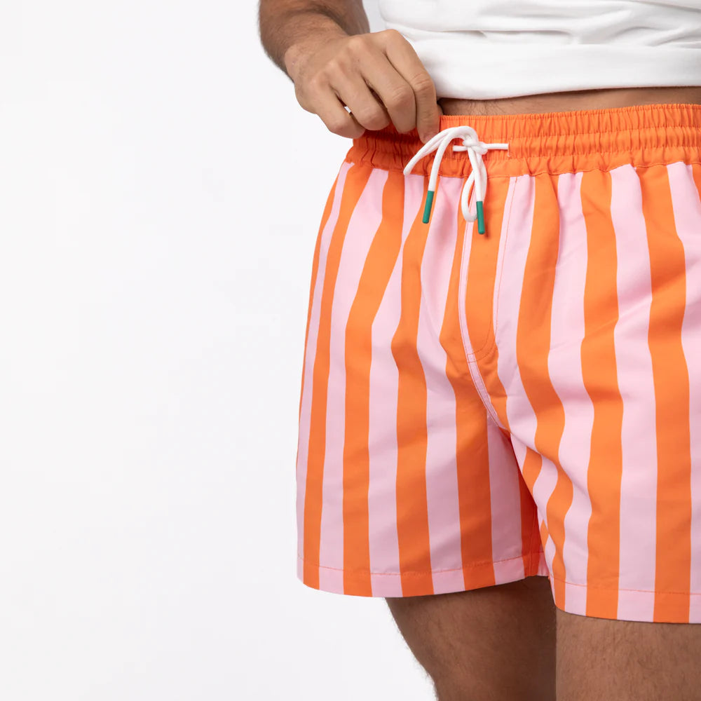Billy Belt Swim Short - Sunset Splash