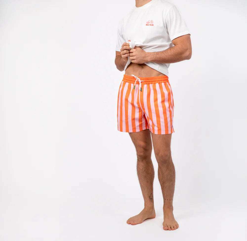 Billy Belt Swim Short - Sunset Splash